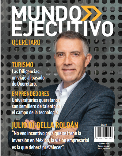 En portada Julio Di-Bella Roldán, presidente de El Gran Bajío: “No veo incentivo para que se frene la inversión en México, la visión empresarial es la que deberá prevalecer”.