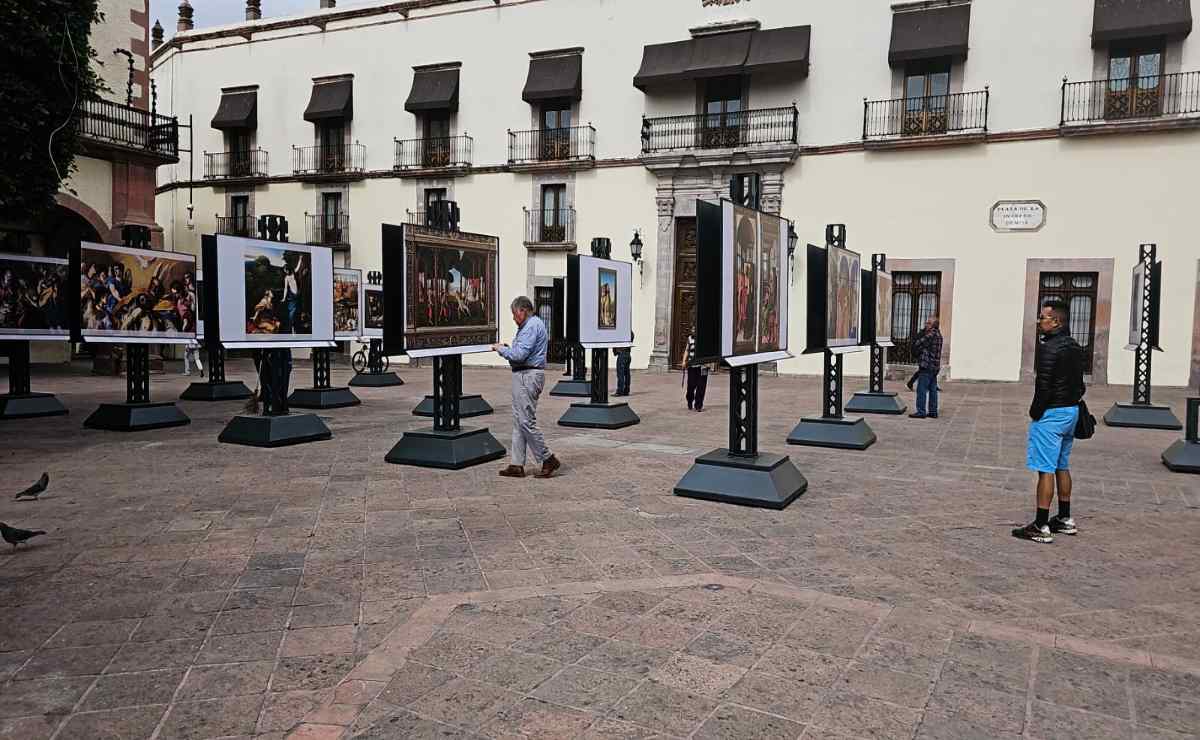 Exhiben cuadros representativos del Museo Del Prado en el centro de Querétaro